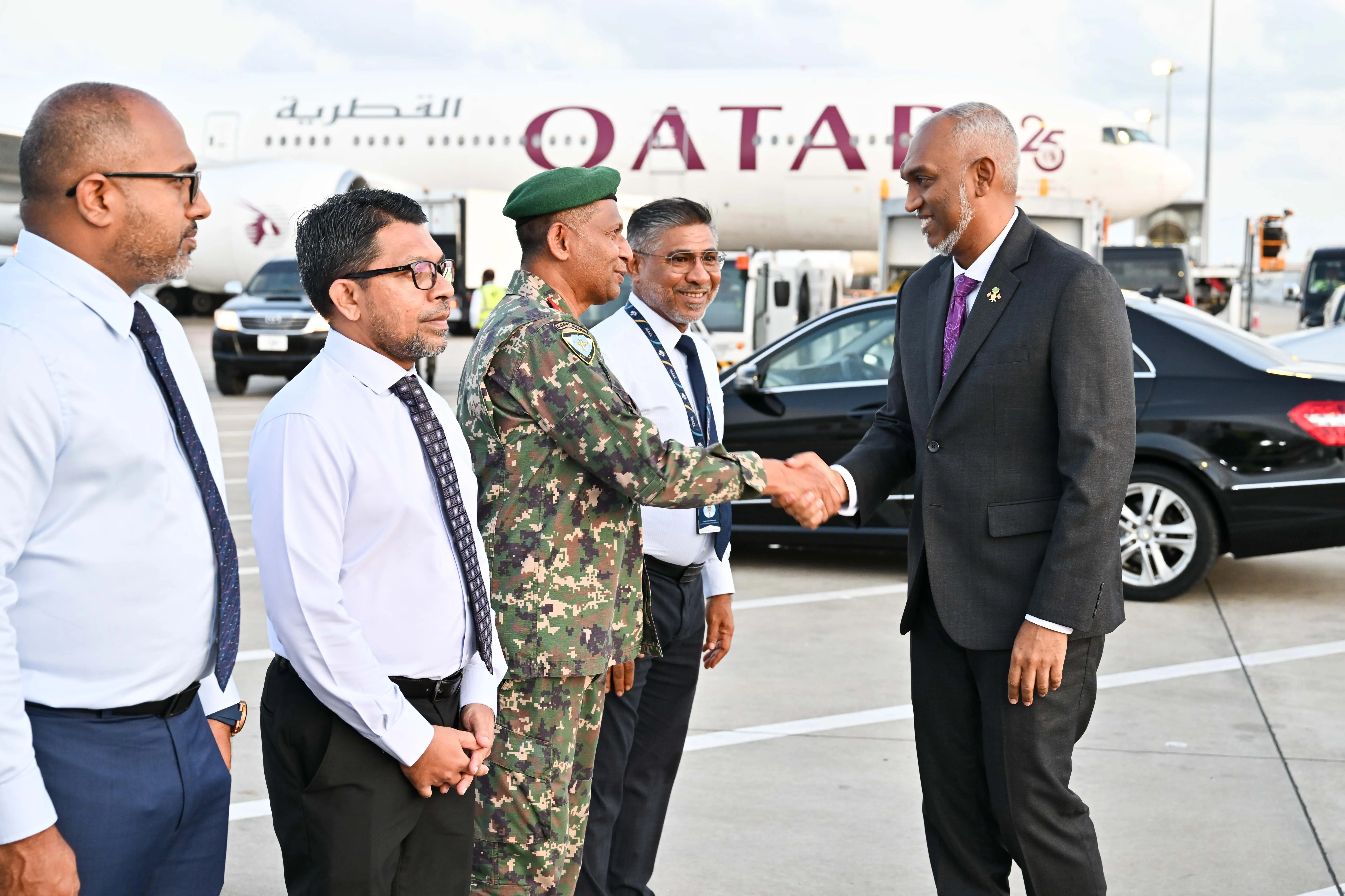 ރައީސުލްޖުމްހޫރިއްޔާ ޖަރުމަނަށް ފުރާވަޑައިގެންފި