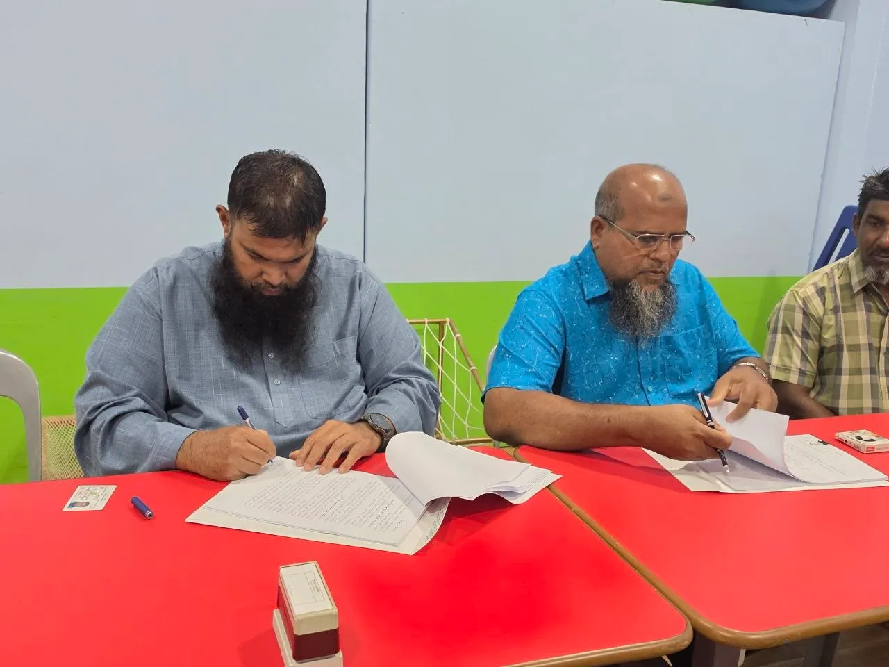 ދޮންދޫނި ޕްރީސުކޫލުގެ ކެމްޕަހެއް ހުޅުމާލޭގައި ގާއިމުކުރުން